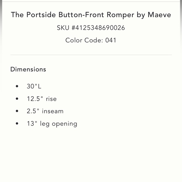 NWT Maeve for Anthropologie Romper - Picture 6 of 10